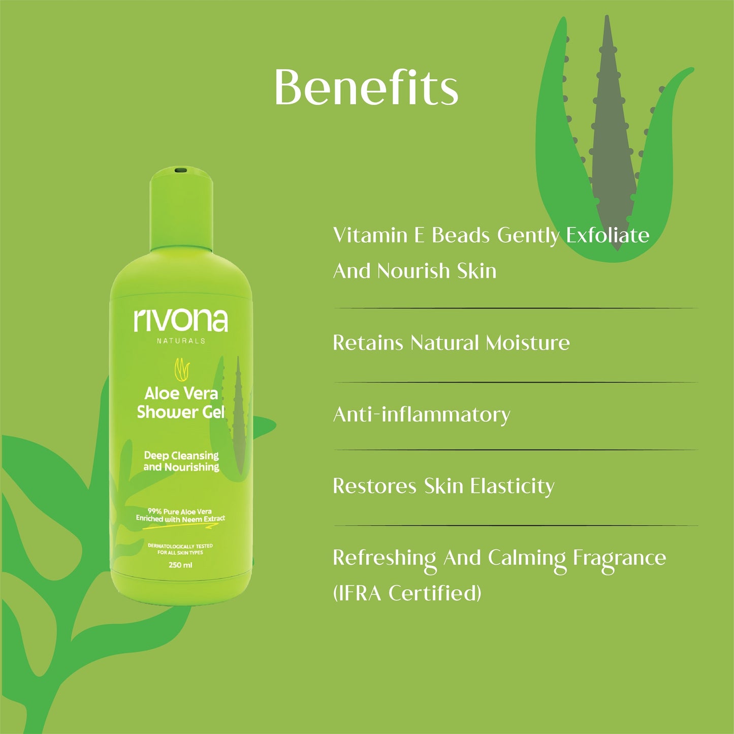 ALOE VERA SHOWER GEL (PACK 2)