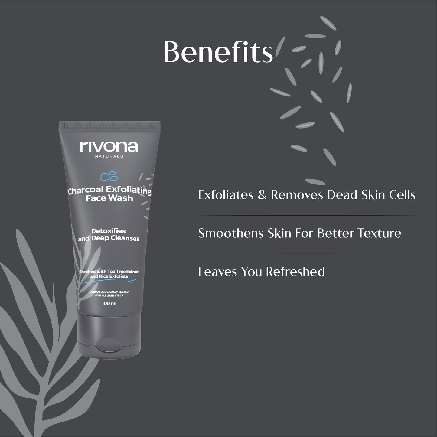 CHARCOAL EXFOLIATING FACE WASH