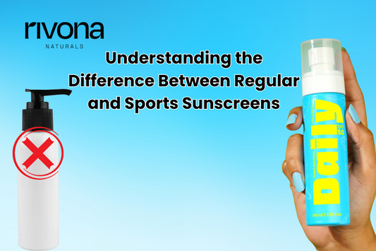 Regular vs sports sunscreen