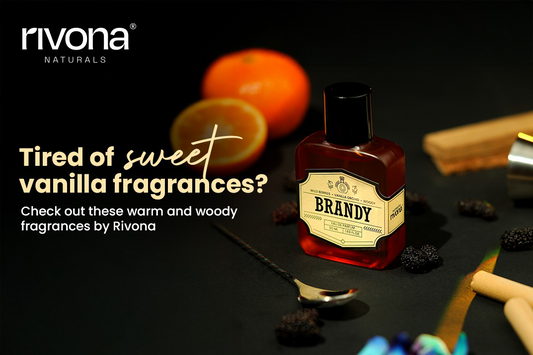Tired of sweet vanilla fragrances? Check out these warm and woody fragrances by Rivona