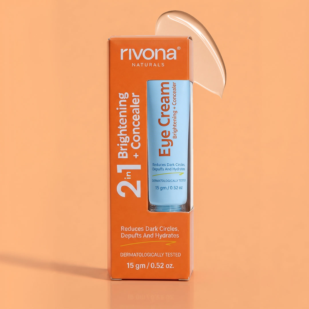 Brightening eye cream and concealer for dark circle reduction