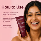 Beetroot & Bakuchiol Face Wash for Glowing & Youthful Skin | Plant-Based Retinol Cleanser | 100 ml