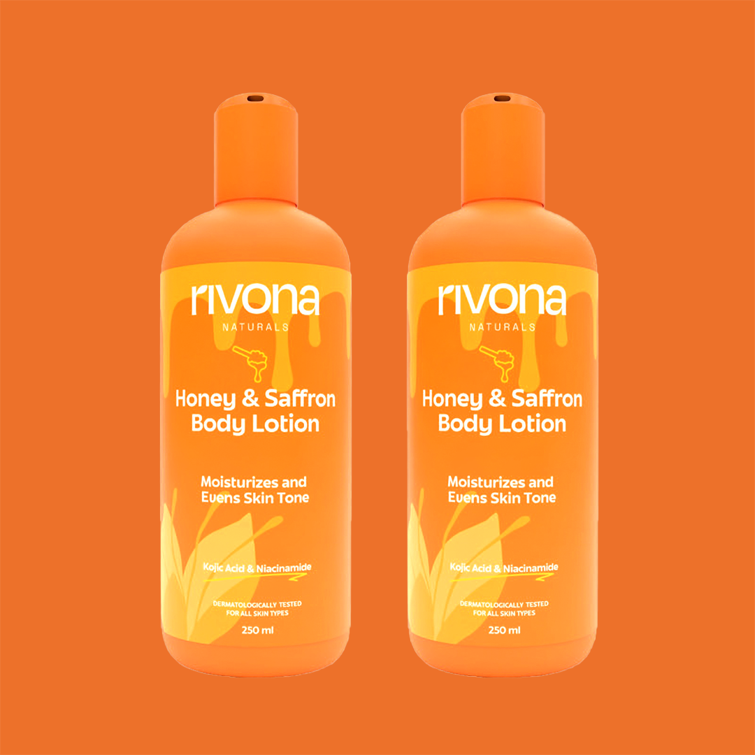 Honey & Saffron + 2% Kojic Acid Natural Bright Body Lotion 500ml