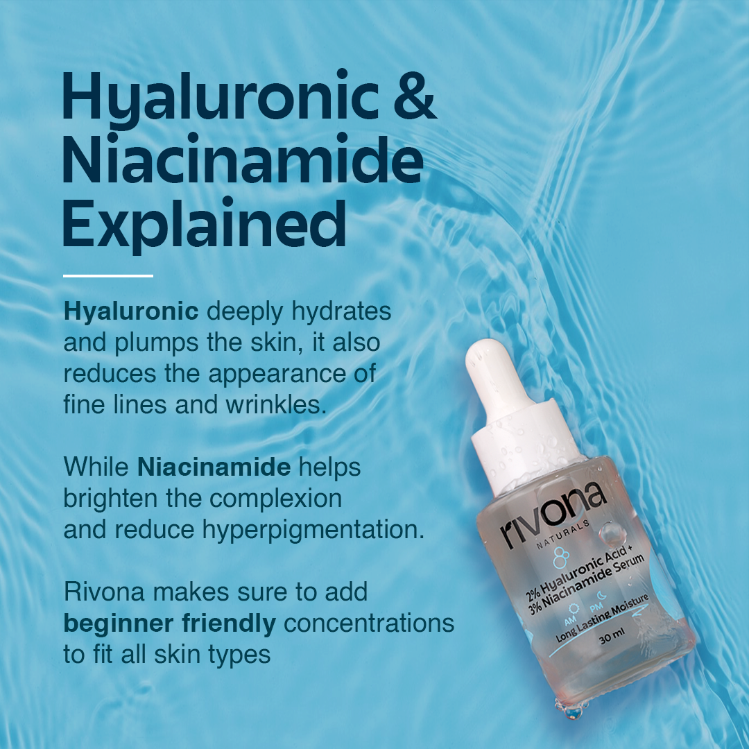 2% Hyaluronic Acid and 3% Niacinamide Serum 30ml