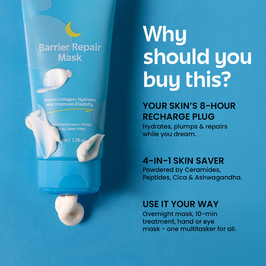 4-in-1 Barrier Repair & Hydrating Mask |  Overnight  Face Mask | 50g