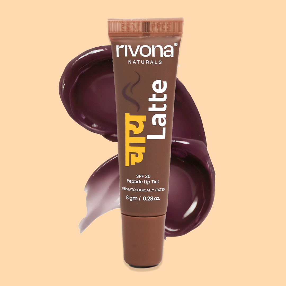 Chai Latte Hydrating Glossy Tinted Lip Balm For Pigmented Lips | SPF 30 | 8g