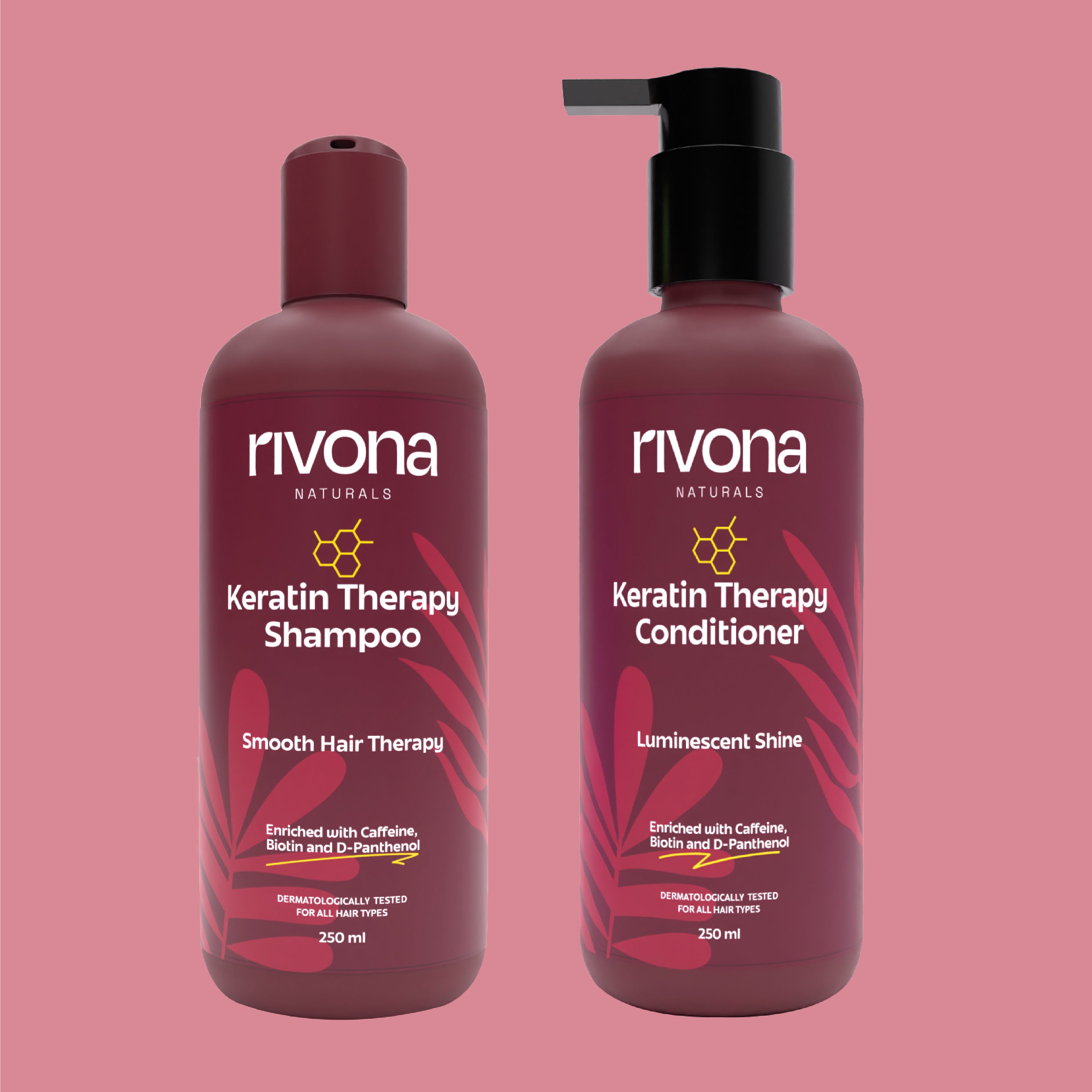 Keratin Hair Therapy Duo - Shampoo and Conditioner set