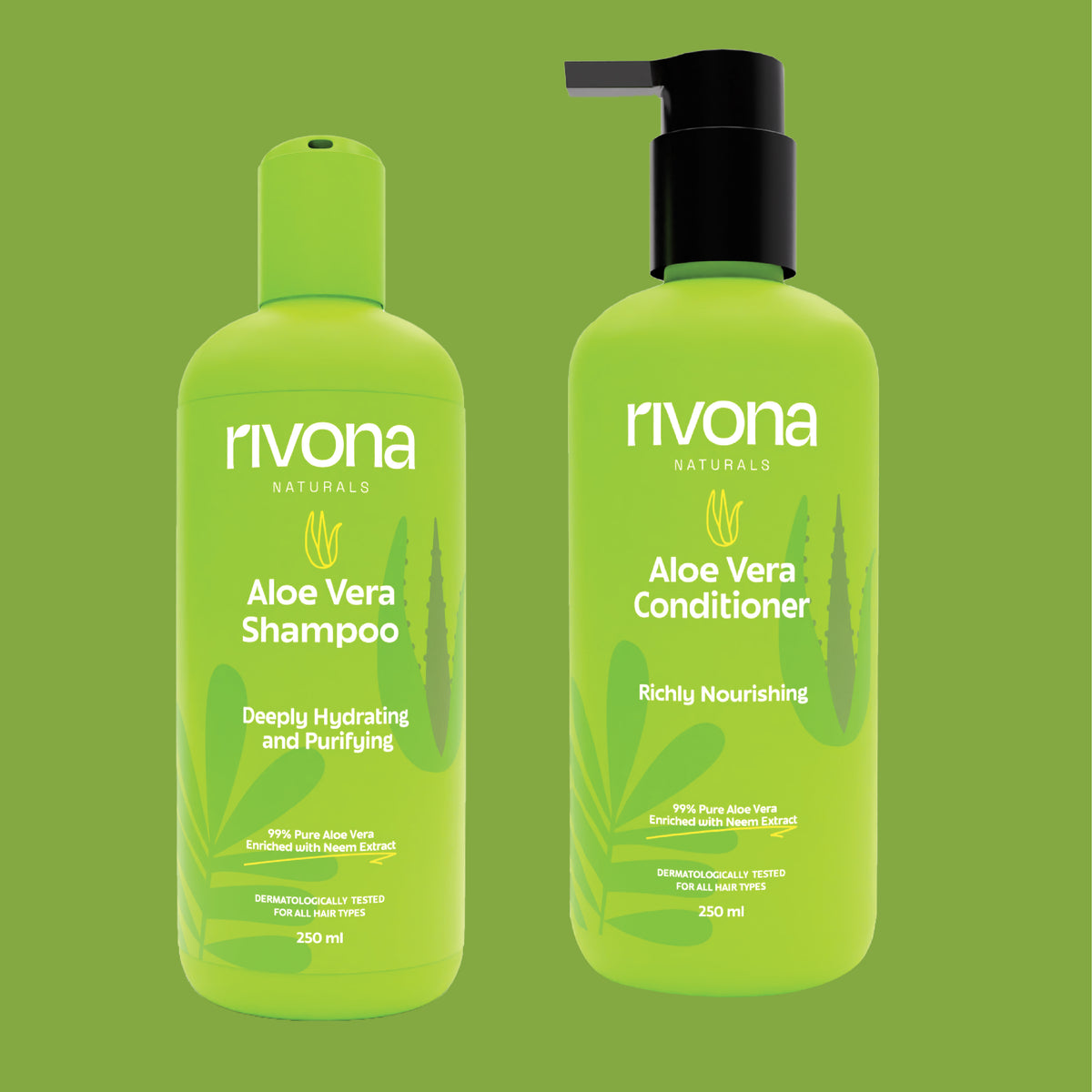 aloevera shampoo, conditioner
