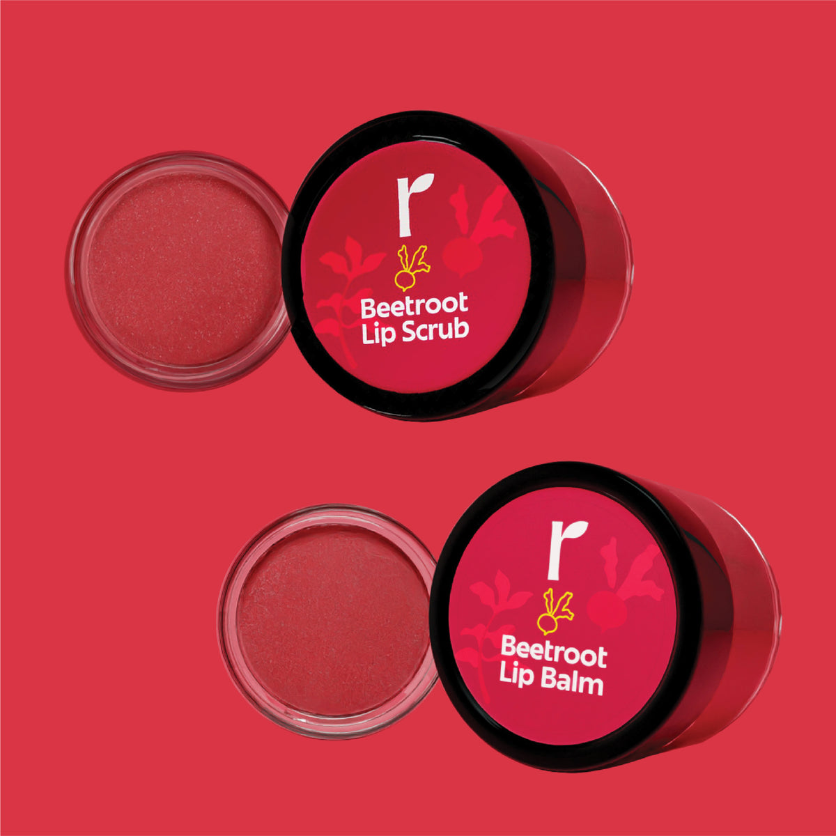 Beetroot Lip Balm for Tinted natural gloss & soft lips - 16gm