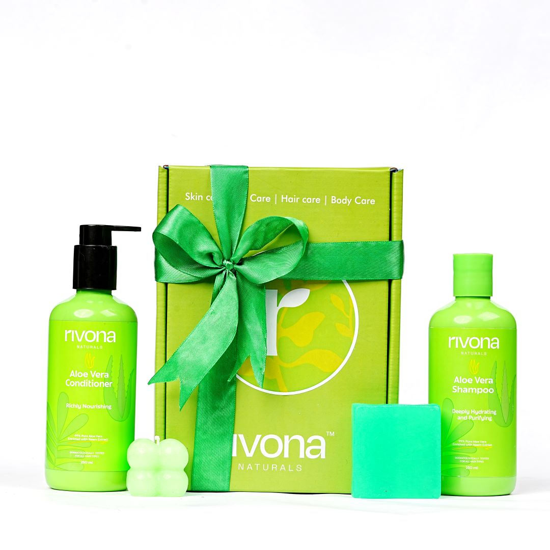 Rivona Natural Aloe Refresh Bath & Body Gift Set