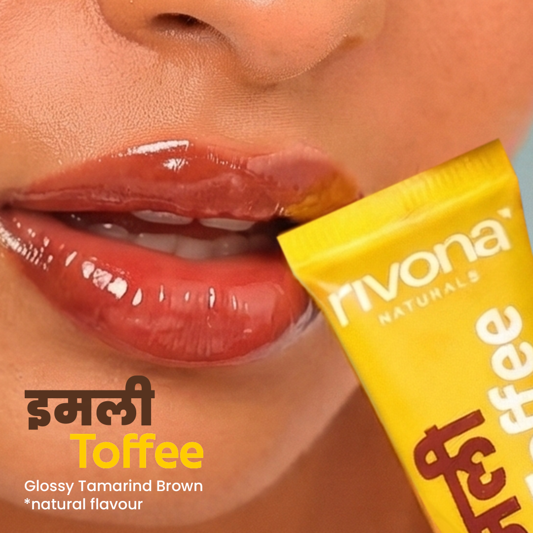 Imli Toffee Hydrating Glossy Brown Tinted Lip Balm | SPF 30 | 8g