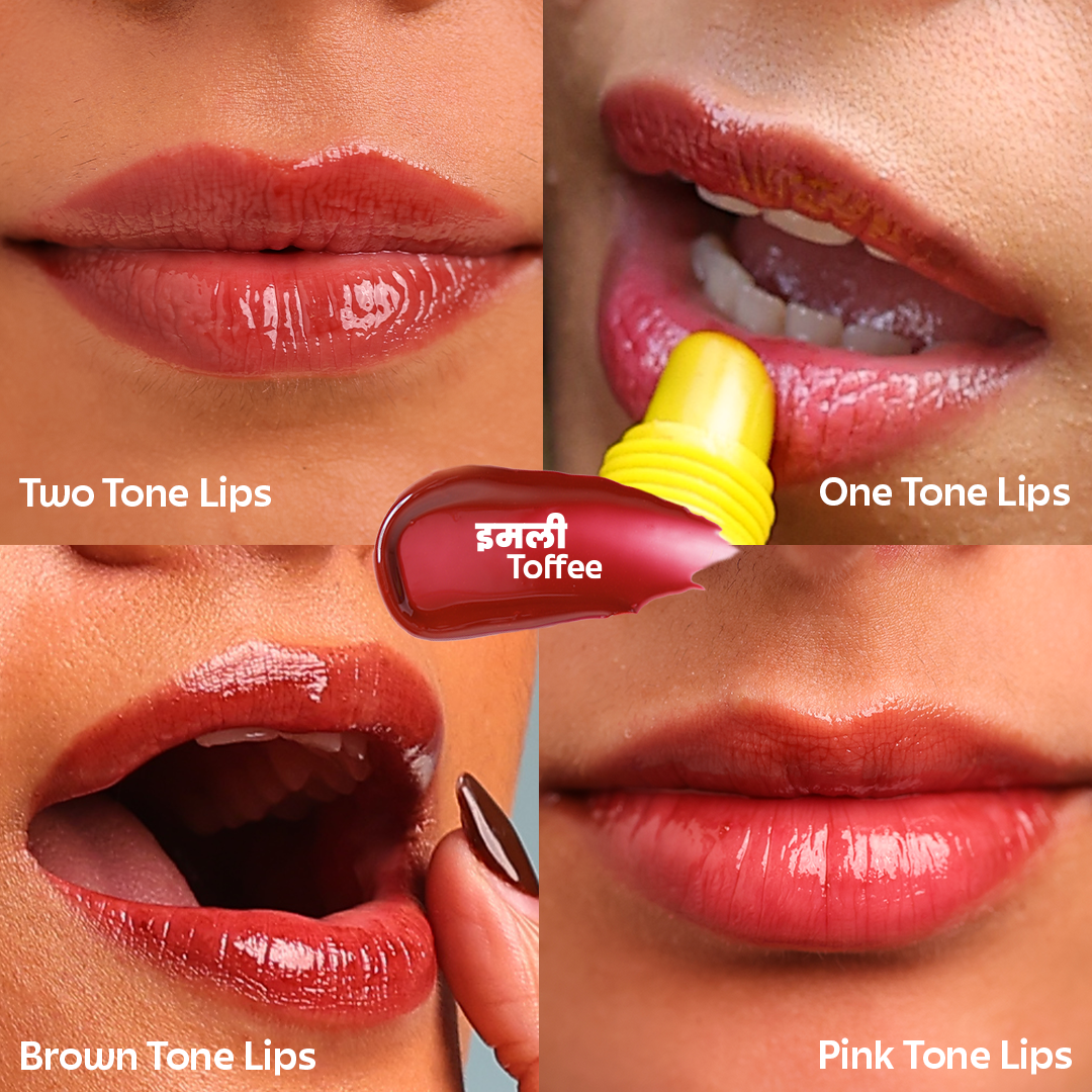 Imli Toffee Hydrating Glossy Brown Tinted Lip Balm | SPF 30 | 8g