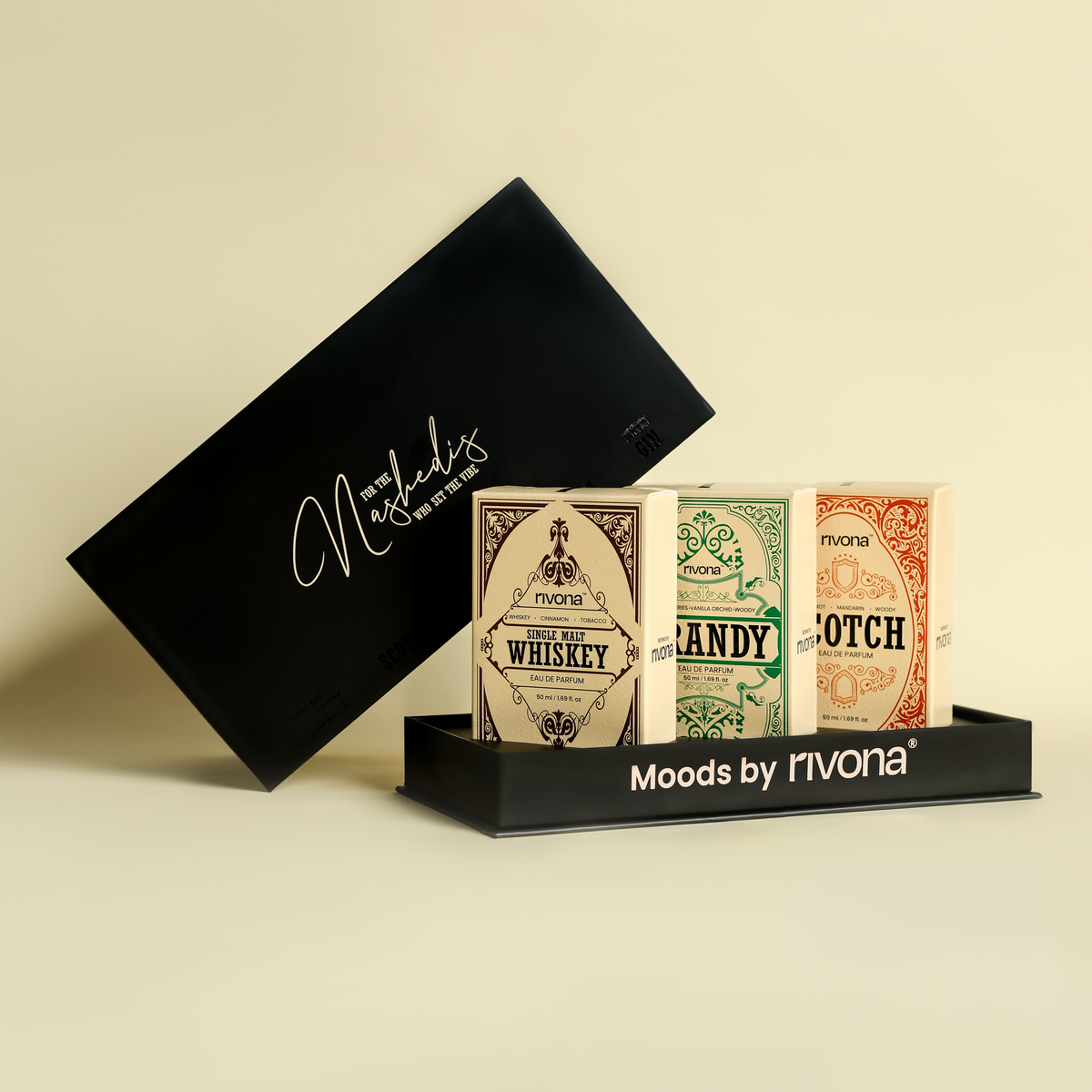 Rivona Nashedi Perfumes Assorted Gift Set | Set of 3 Perfumes x 50ml
