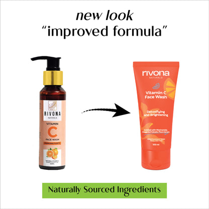 Vitamin C Brightening Facewash With Niacinmaide and Kukadu Plum Extracts - 100ml