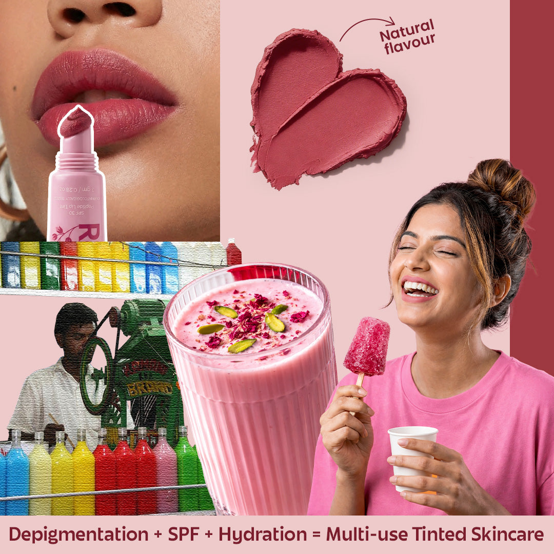 Rose Sharbat Blurring Matte Lip Balm  | SPF 30 | 8g