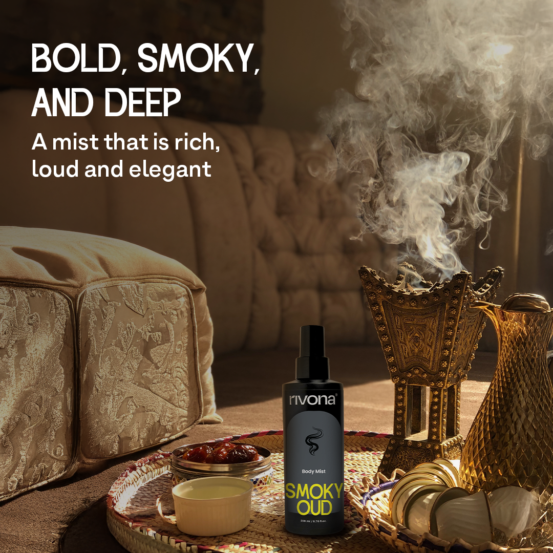 Rivona Smoky Oud - Bold & Woody Body Mist | 200ml