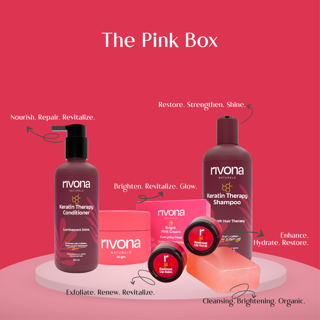 THE PINK BOX GIFT SET - Hair and Face care set x 6