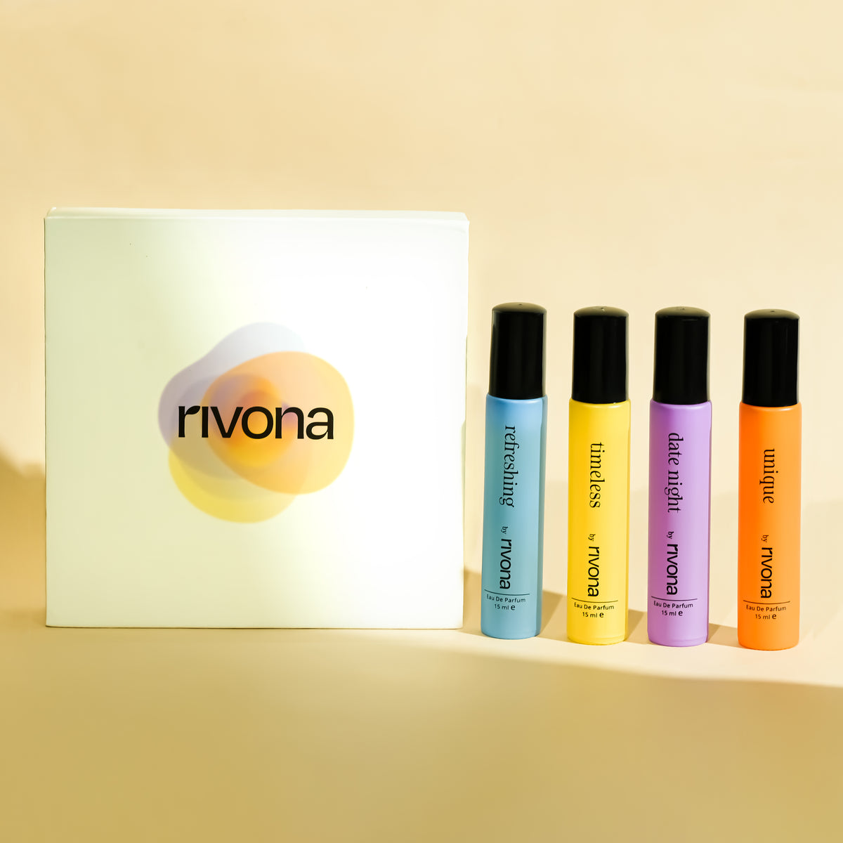 Rivona Versatile Perfume Unisex Gift Set x 4 fragrance