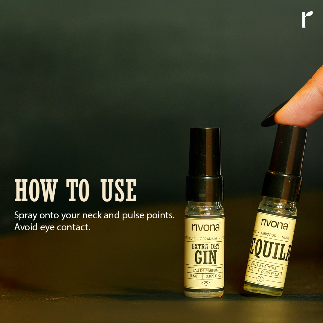 Perfume Shot Trial Pack by Rivona (Set of 5 perfumes)