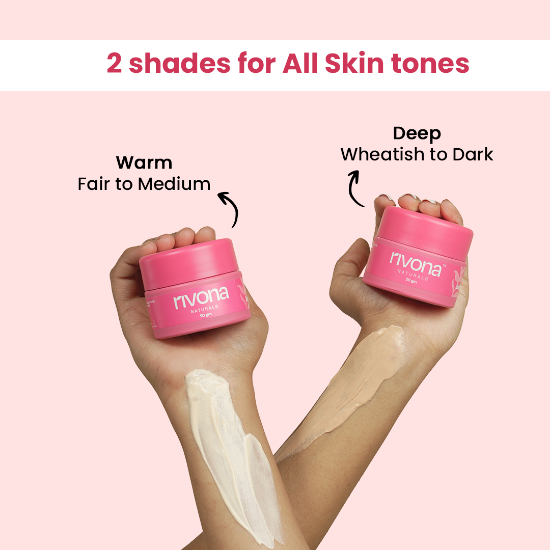 Warm Pink Brightening Cream - Tinted Moisturizer with Alpha Arbutin for Depigmentation - 50gm