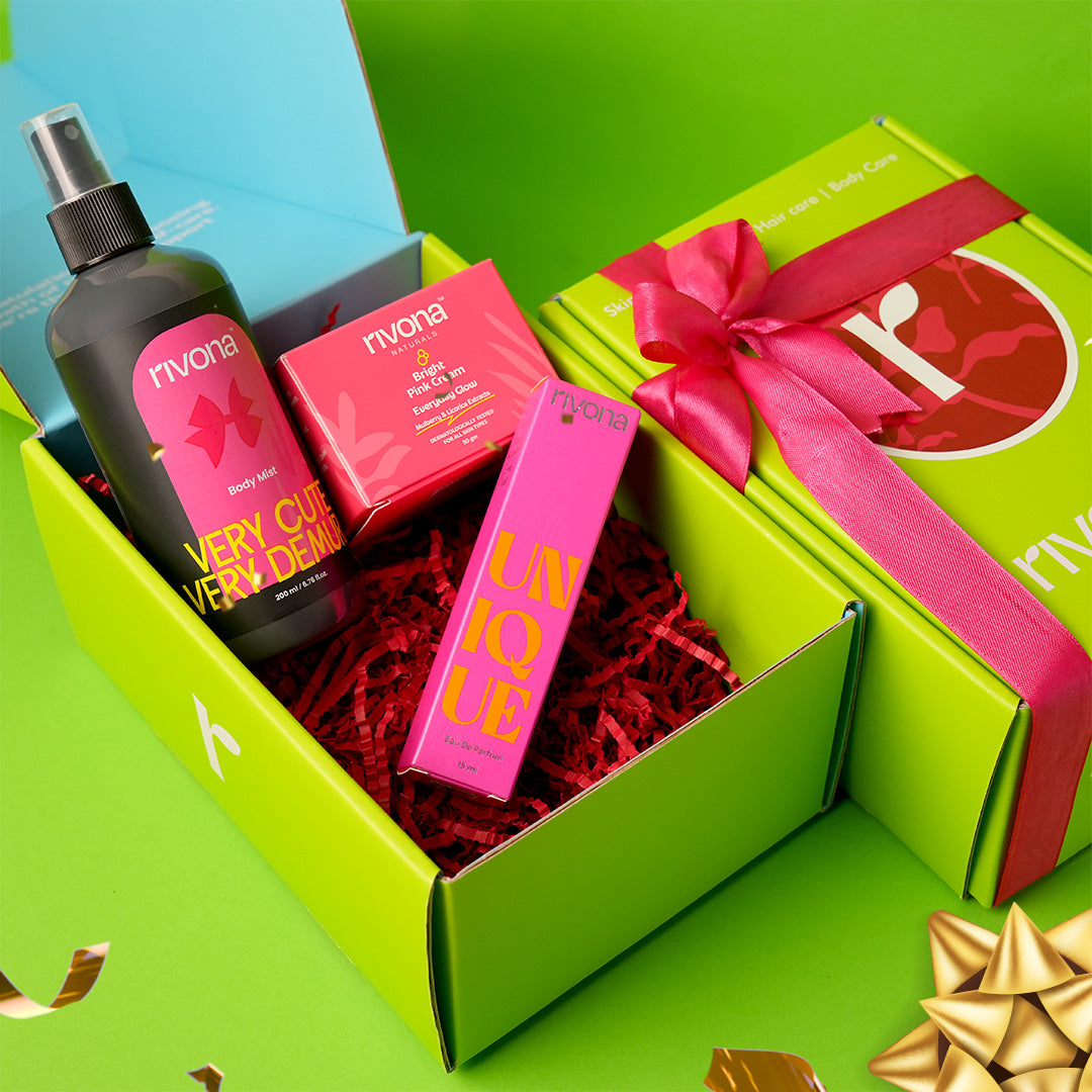 Rivona Daily Glow Essential Skincare + Perfume Gift set