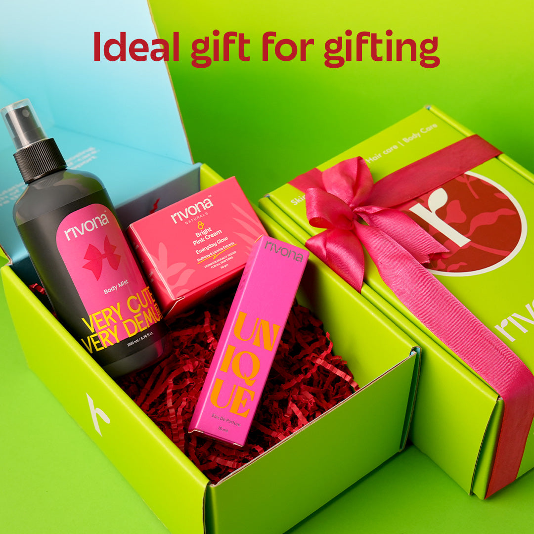 Rivona Daily Glow Essential Skincare + Perfume Gift set